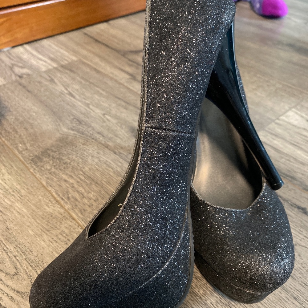 Black stilettos